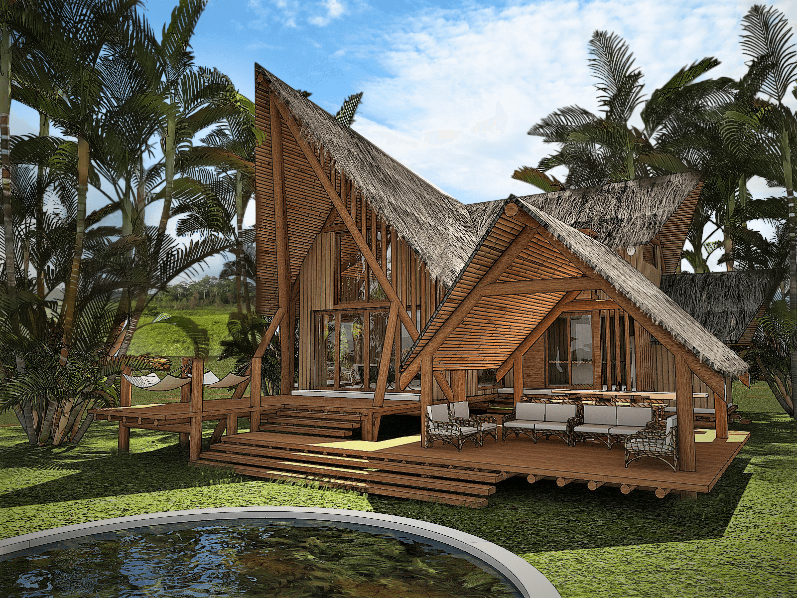 Casa modular en Yanashpa Village, Tarapoto